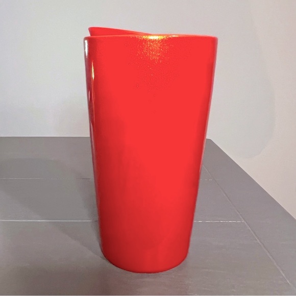 Starbucks Holiday 2020 Ceramic Mug Red With Gold Sparkles BNWT - Picture 4 of 6